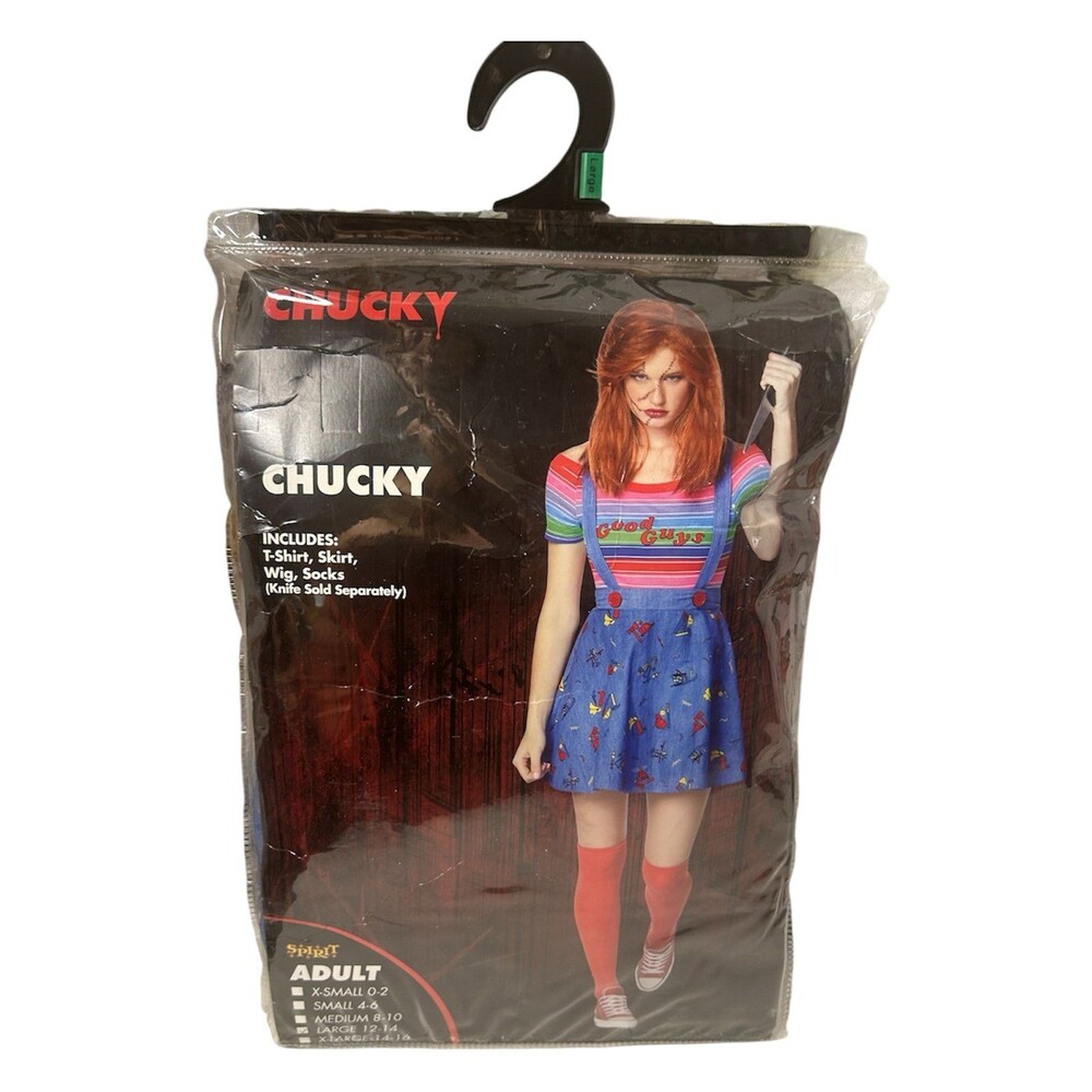 Chucky Adult Costume Size Large (12-14)